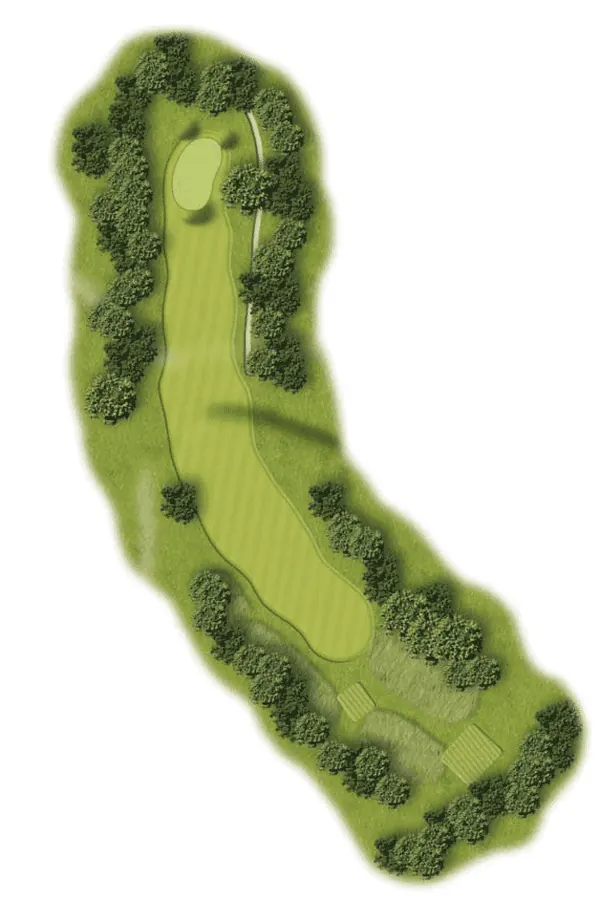 Hole 6 course layout