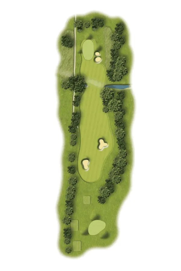 Hole 2 course layout