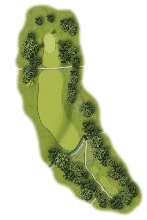 Hole 7 course layout